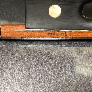 バイオリン 弓フランス製 刻印 Maline フェルナンブーコ 毛新品