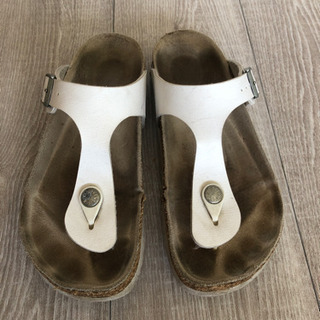 【値下げしました】ビルケンシュトック サンダル 白