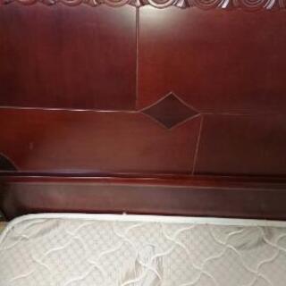 【取引完了】ベッド(マットレス付き)の画像