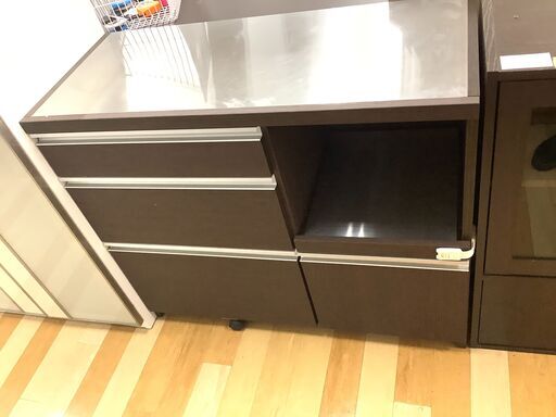 山善 鏡面ガラスキャビネット【トレファク 川越店】 山善 鏡面ガラス