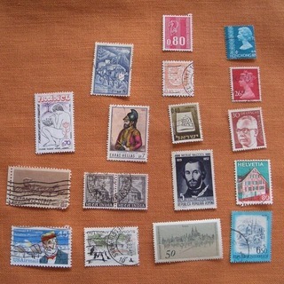 外国切手 合計５０枚程度 あげますの画像