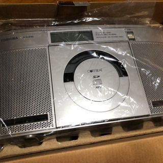受付停止【あげます】TOSHIBA SD/CDラジオ COTEBEATの画像