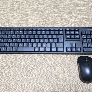 BUFFALO 無線(2.4GHz)キーボード&静音マウスセット...