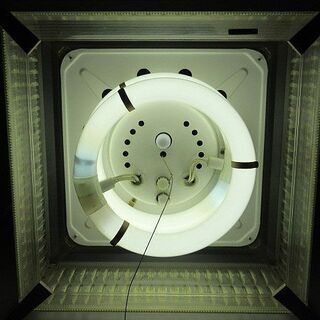 stp-0471　ゼネラル　和風照明　ペンダントライト　蛍光灯照明器具　和室　天井照明　引き紐式　 照明器具　　ひも付き　吊り下げ　和風　昭和レトロ　電球　照明　蛍光灯　ライトの画像