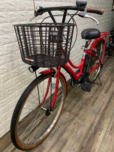 YAMAHA PAS ami レッド　8.9AH 新基準　電動アシスト自転車