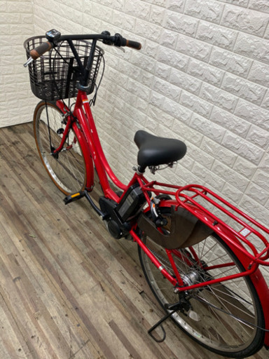 YAMAHA PAS ami レッド　8.9AH 新基準　電動アシスト自転車