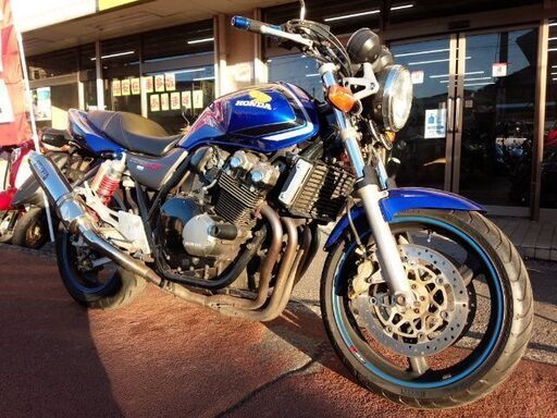 NO.3551　ＣＢ４００ＳＦＶ ＳＰＥＣⅡ　ＥＴＣ付き　ＷＲ’Ｓマフラー　水冷４サイクル１６バルブ４気筒　メタリックブルー　☆彡