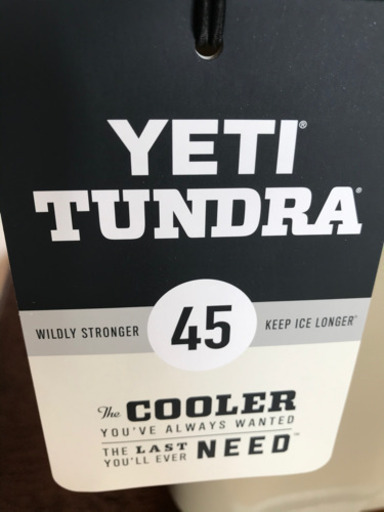 YETI  クーラーボックス タンドラ45qt  値下げしました！！