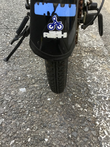 中古　折り畳み自転車　カーキ色　20インチ
