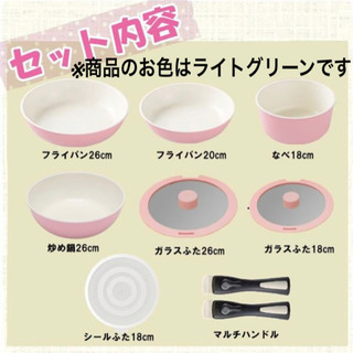 配達無料地域あり＊アイリスオーヤマ ＊未使用品＊セラミッククイックパン　９点セット＊の画像
