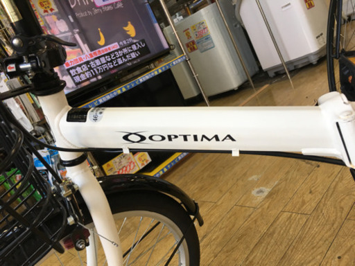 美品 OPTIMA 20インチ 折り畳み自転車 6段変速ギア オプティマ
