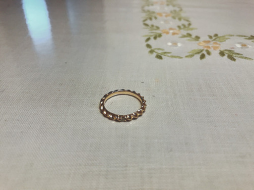 ゴールド 指輪 リング agate アガット　美品