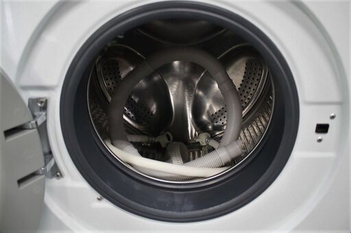 R2325) AQUA 中古 アクア　ヨーロピアンスタイルドラム式全自動洗濯機　お湯洗い洗浄　洗濯容量8kg　AQW-FV800E　ホ