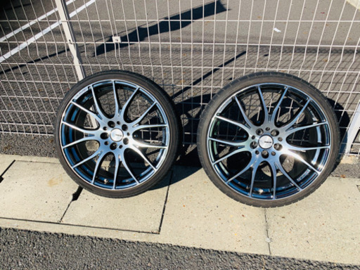 レイズ ホムラ　2×7 19インチ　廃盤カラー　プリウス　ウィッシュ　レガシィ等