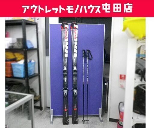 volkl/フォルクル 166cm カービングスキー senso r1 板&ビンディング&ポール 3点セット☆ PayPay(ペイペイ)決済可能 ☆ 札幌市 北区 屯田