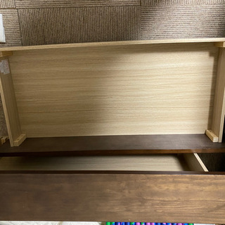 シングルベット　綺麗　マットレス収納つき