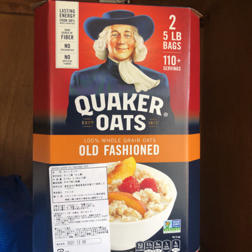 コストコ　Quaker オートミール　5個