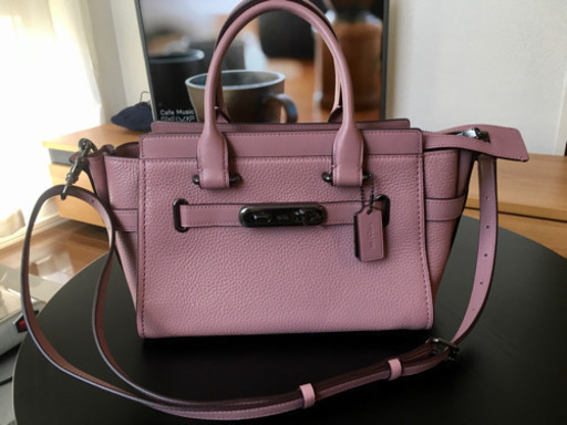 【未使用・最終値下げ】COACH コーチ　ブランド　レザー　ハンドバッグ　女性用　レディース　スワッガー27　ピンク　国内未色