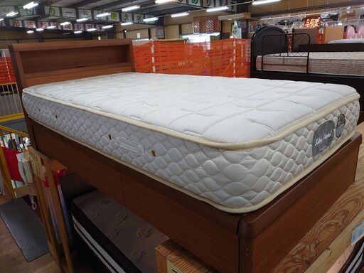 【店舗同時販売中】日本ベッド シルキーポケット　レギュラー　引き出し付シングルベッド【店頭ご来店購入限定】