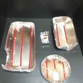 三菱ふそう2000/'07/'17NEWスーパーグレート メッキミラーカバー4点の画像