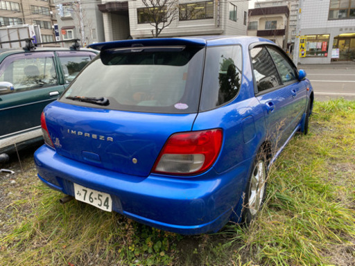 スバル　インプレッサ　車検切れ　自走不可