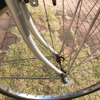 ナショナル　バッテリーなし電動自転車の画像