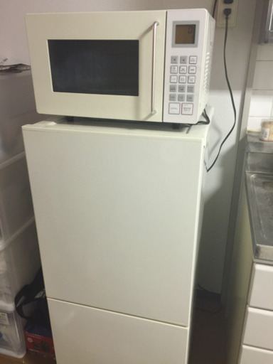 人気の無印良品「冷蔵庫」「電子レンジ（オーブン付き）」セット