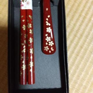 [お値下げ]お箸1膳 スプーン1本セットの画像