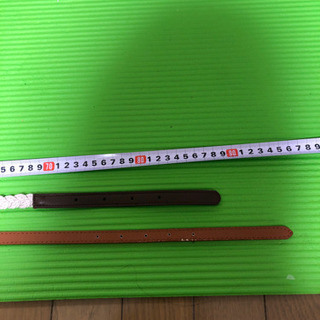 細いベルト　2本の画像