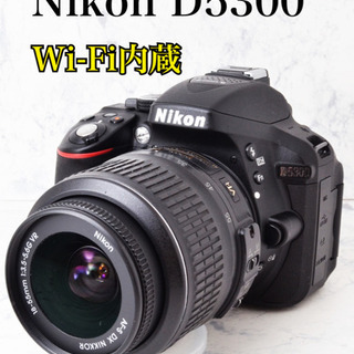 S数2077回○簡単自撮り○Wi-Fi内蔵○ニコン D5300 安心