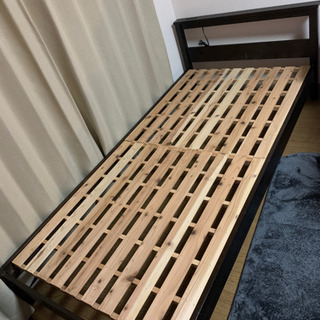 シングルベッド すのこ付きの画像