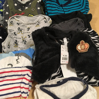 男の子 50〜80サイズ 35点 新品タグ付きもありの画像