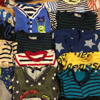 男の子 50〜80サイズ 35点 新品タグ付きもありの画像