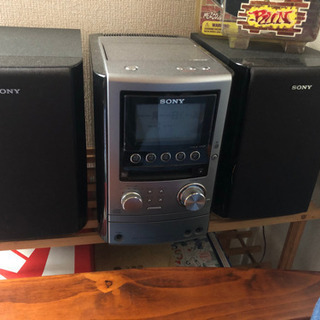 SONY CDコンポ ジャンク品 差し上げます
