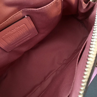 【最終値下げ・ほぼ未使用】COACH コーチ　ブランド　女性用　ハンドバッグ　ピンク　ミニシエラサッチェルの画像