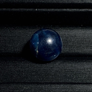ブルーアパタイトキャッツアイ（12mm）１点物 粒売りの画像
