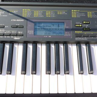 ☆CASIO カシオ CTK-2200 KEYBOARD 61鍵盤 電子キーボード ベーシック