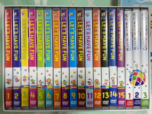 【取引き終了】値下げ【超美品・完全品】ミライグリッシュ 英語DVD・CD おまけ付き Miraico English 配送料込みOK