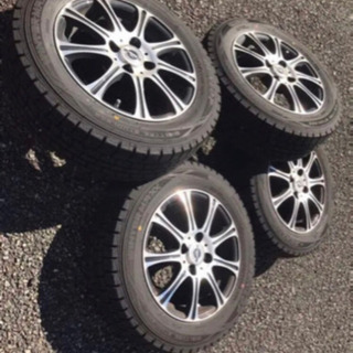 ホイール付きスタッドレスタイヤ　14インチ　ダンロップ　DUNLOP