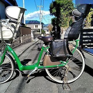 アンジェリーノ　チャイルドシート付3人乗り自転車