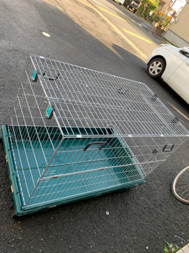 取引中ペットゲージ 大きい！ 折り畳んで収納！ しげん屋