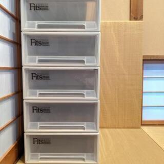 (中古)フィッツケースクローゼットS-53　5個