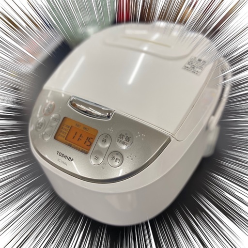 TOSHIBA/東芝 炊飯器 RC-10MSL 2017年製 5.5合 マイコン