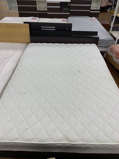 FRANCE BED 引き出し付きベッド　ダークブラウン　※キズ有　マットレス：アイリスオーヤマ　通気口破損　売場展開中！！！