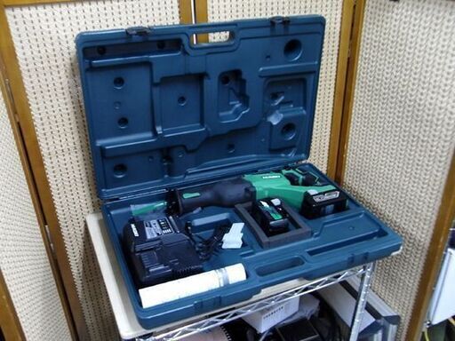 美品 ハイコーキ 18V コードレス セーバソー CR 18DBL バッテリー2個 6A 2.5A 急速充電器付き HiKOKI 札幌市