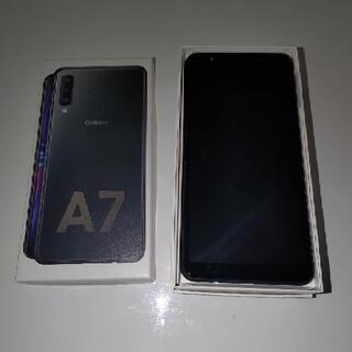 【終了しました】★ほぼ新品★GALAXY A7 64GB ブラッ...