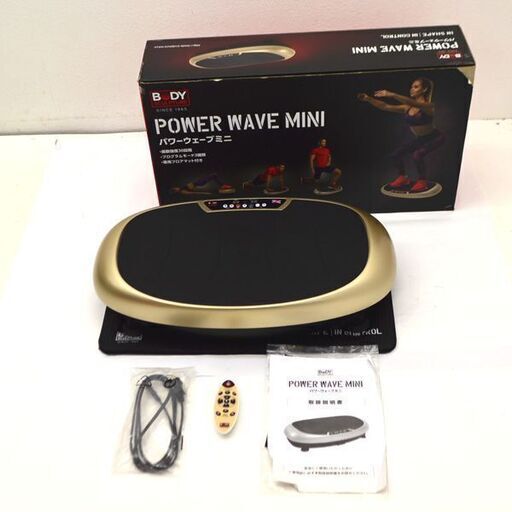 パワーウェーブミニ 動作確認済み ダイエット　エクササイズ　トレーニング　筋トレ  振動マシン (0220363978)