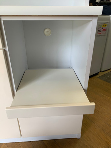 【リサイクルサービス八光、田上店 配達・設置OK】大型　食器棚　ホワイト