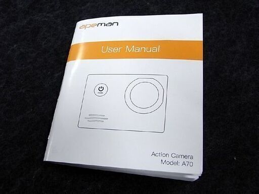 apeman アクション カメラ A70 バッテリー2個 WIFI 防水 防塵 1080p 手振れ補正 自撮り棒付き 札幌市