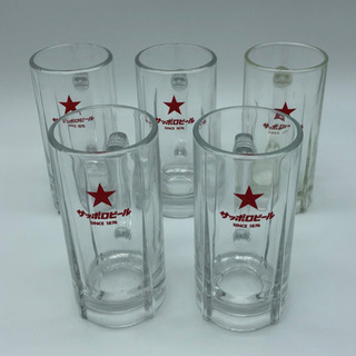 あげます❣️ビールジョッキ◆５客セット◆中古◆AYA◆